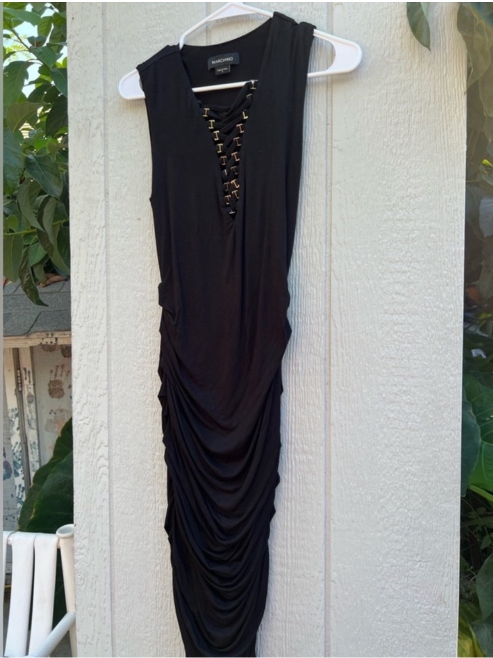 Marciano lace up corset style dress